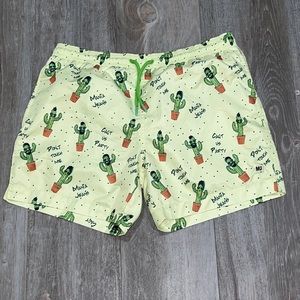 Mania Jeans Cactus Party Swim Trunks